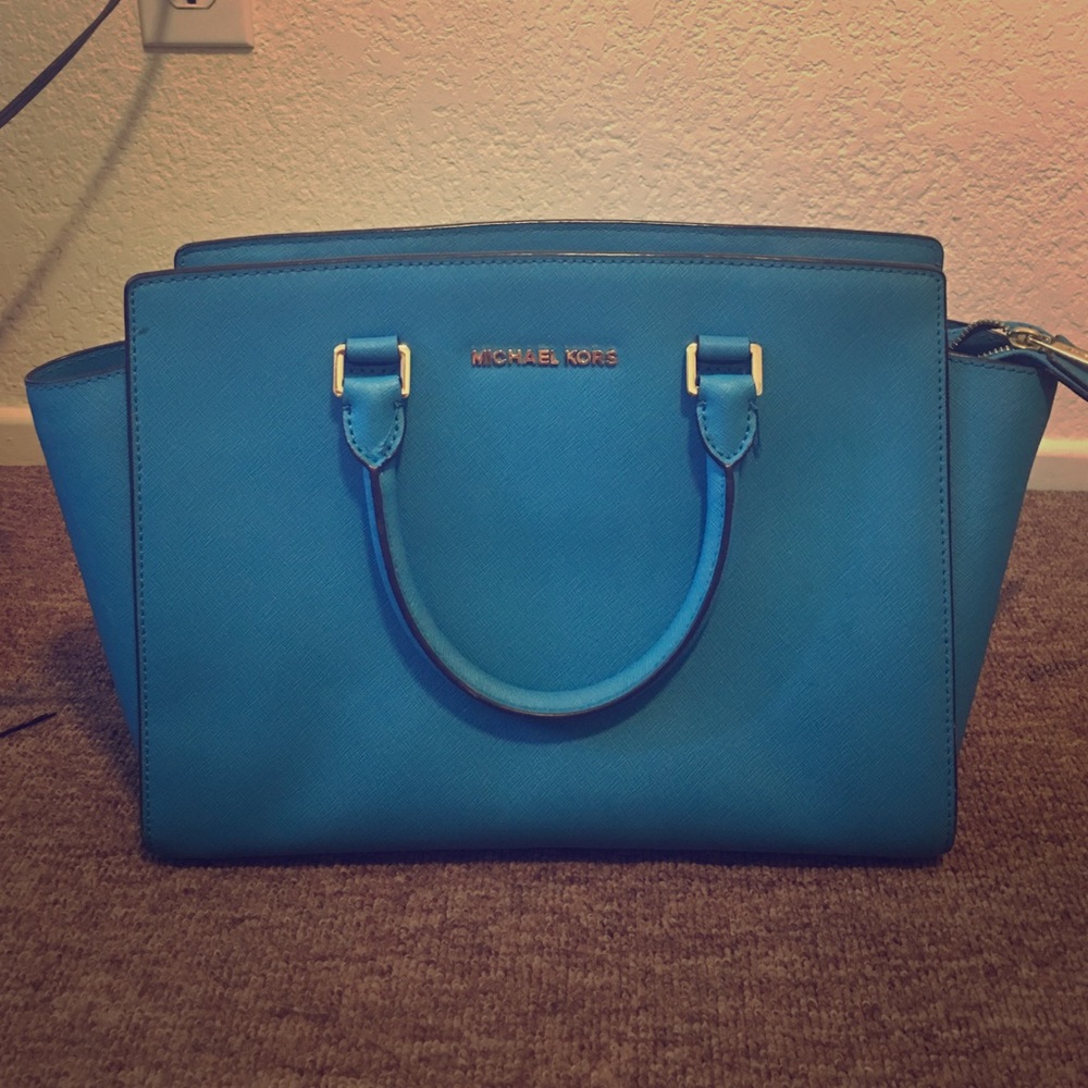 Michael Kors Blue Handbag